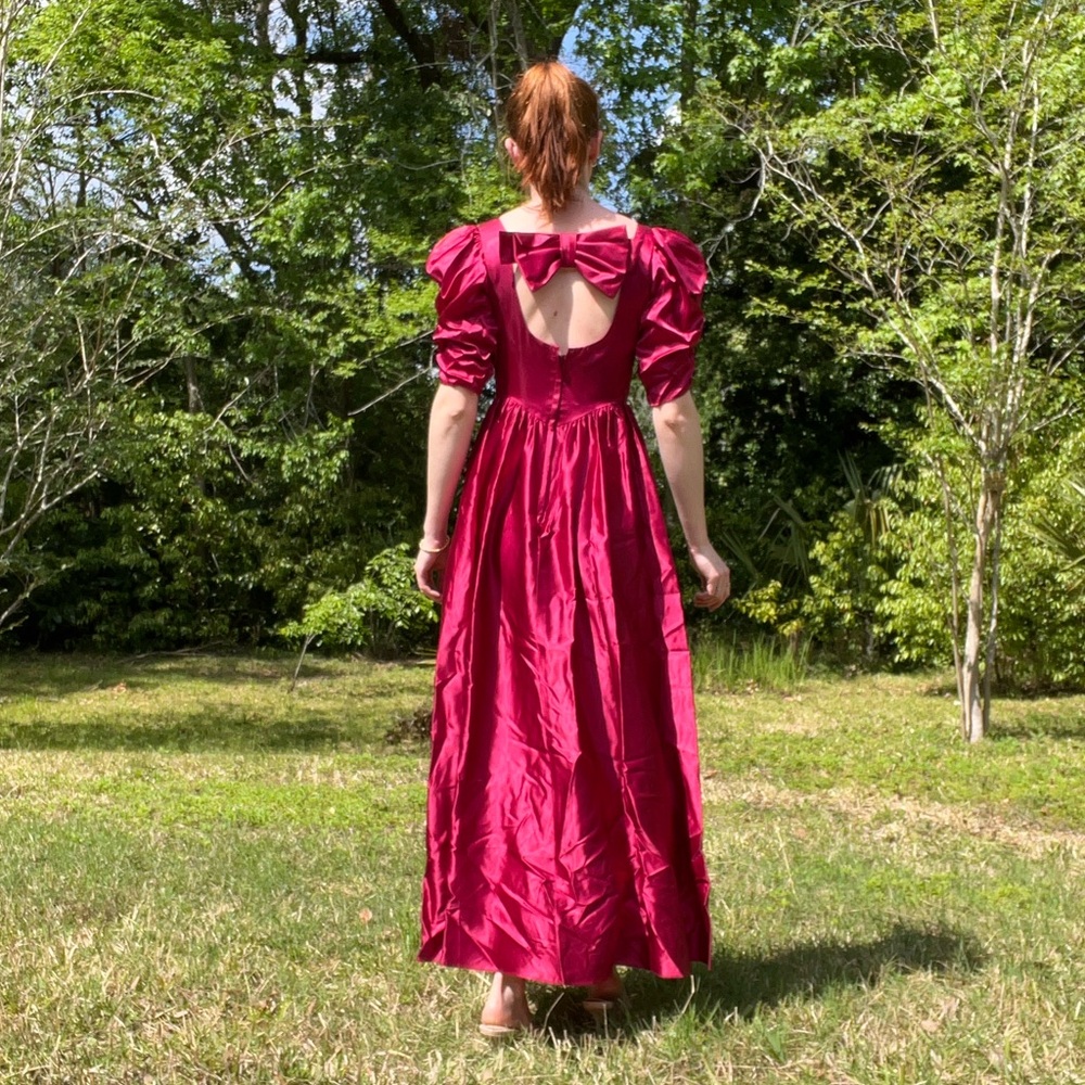 NWT Vintage Satin Prom Dress